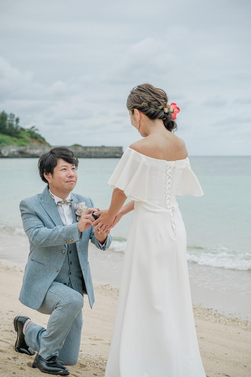 プロポーズの瞬間を