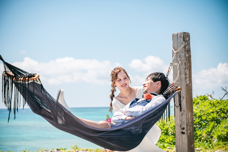 ハンモックに揺られて