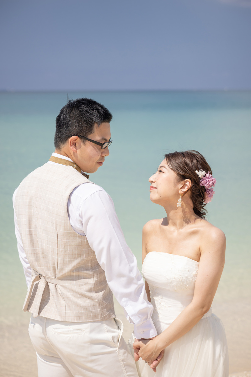 目線が混じり合う♡