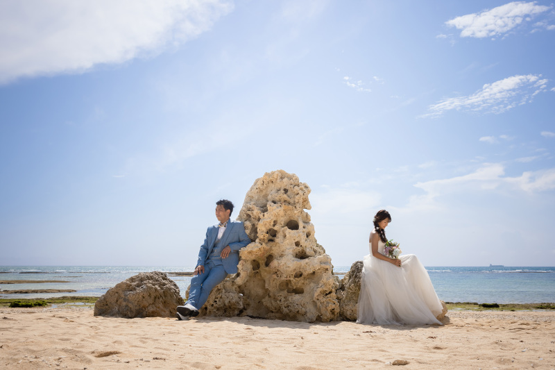 読谷ビーチに到着!