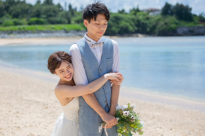 後ろからハグ❤︎