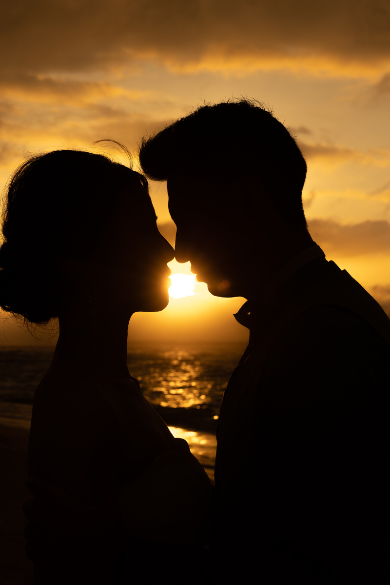 シルエットでロマンティックに・・・