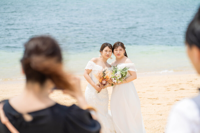 実は&hellip;今回は2組の姉妹ご夫婦の同時撮影でした＊