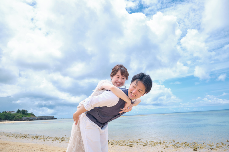 おんぶショット！