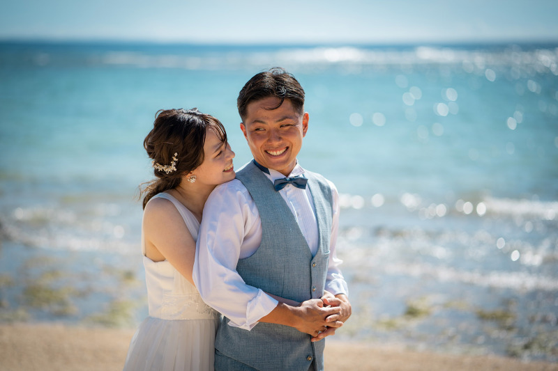 キラキラなビーチに負けない笑顔で！