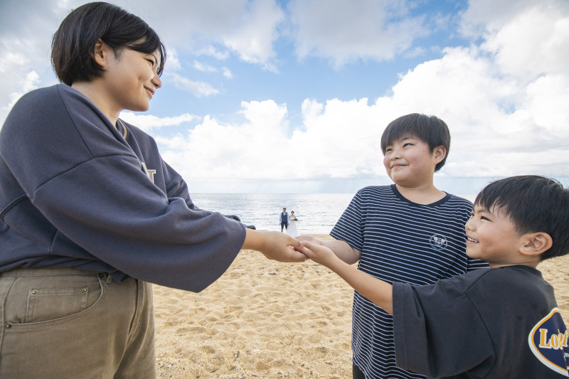 手の上に乗せて＊