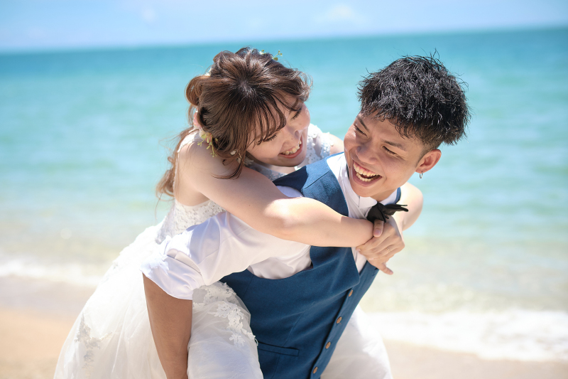笑顔あふれる❤︎沖縄フォトウェディング