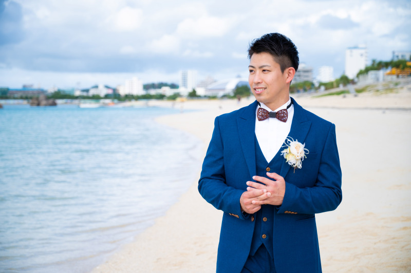 新郎様のソロショット＊