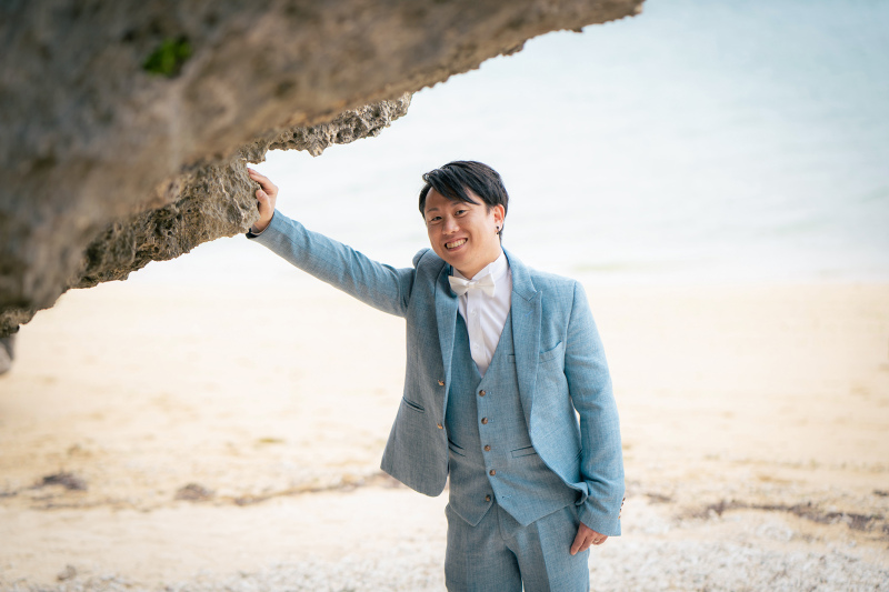 新郎様のソロショット！