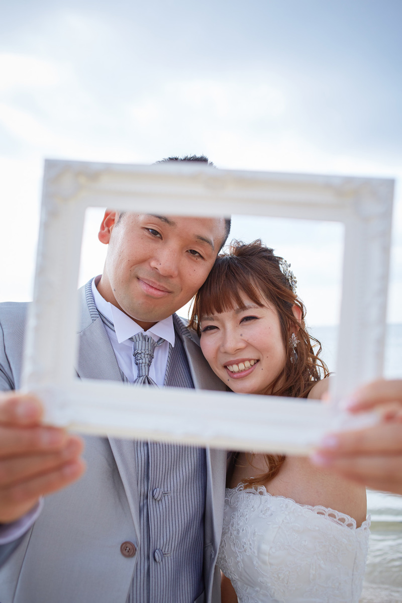 フレームを使って微笑みショット！✴︎