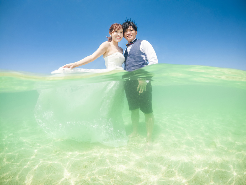 水の中から＾＾