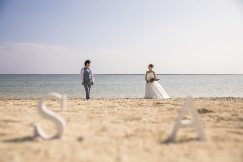 アルファベットを使ったお洒落カット