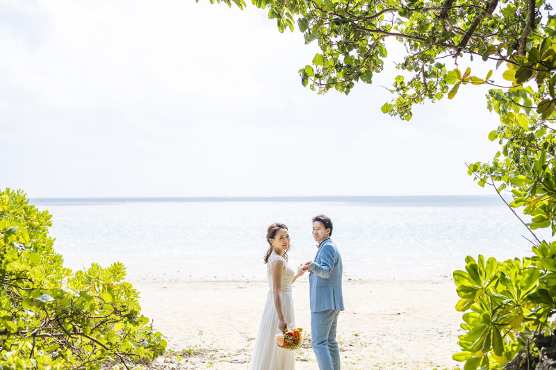 緑も映えるこの場所で♪