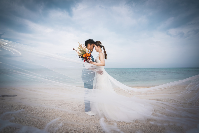 ロングベールを使って**