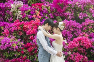 幸せ空間に南国の彩りを添えて