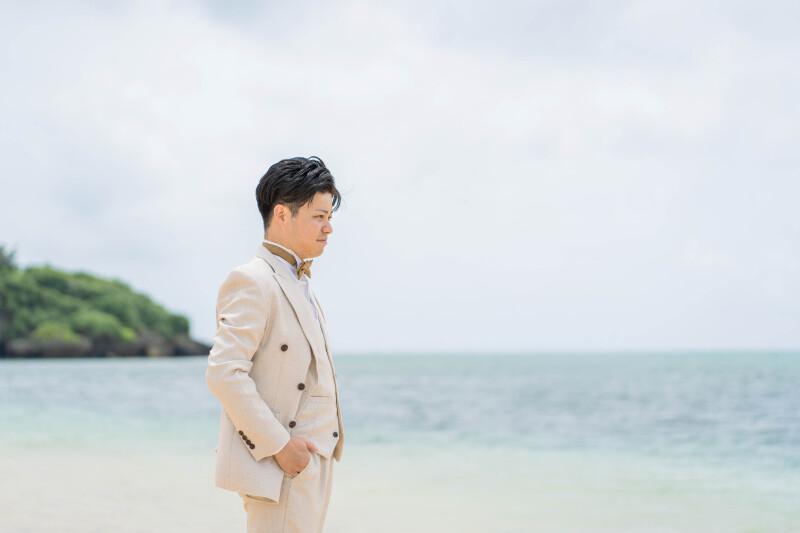 新郎様ソロショット◆