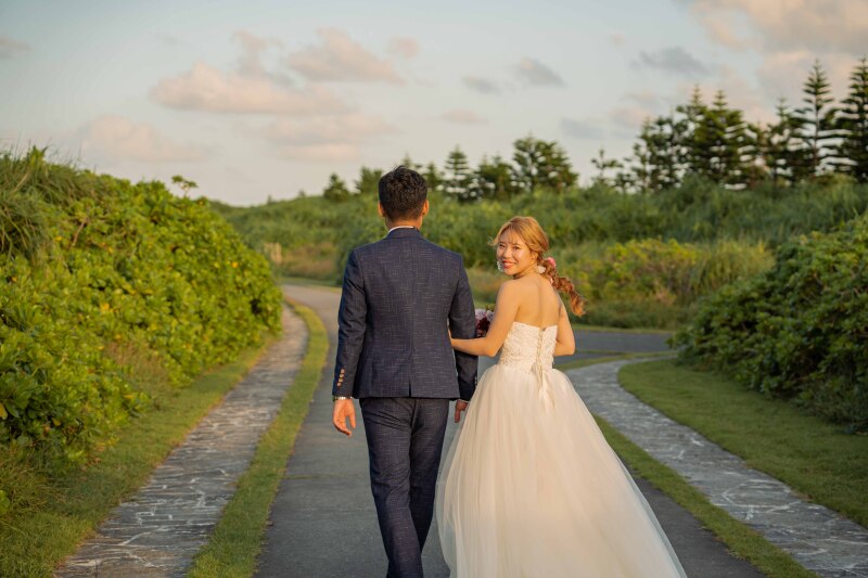 振り返りショット