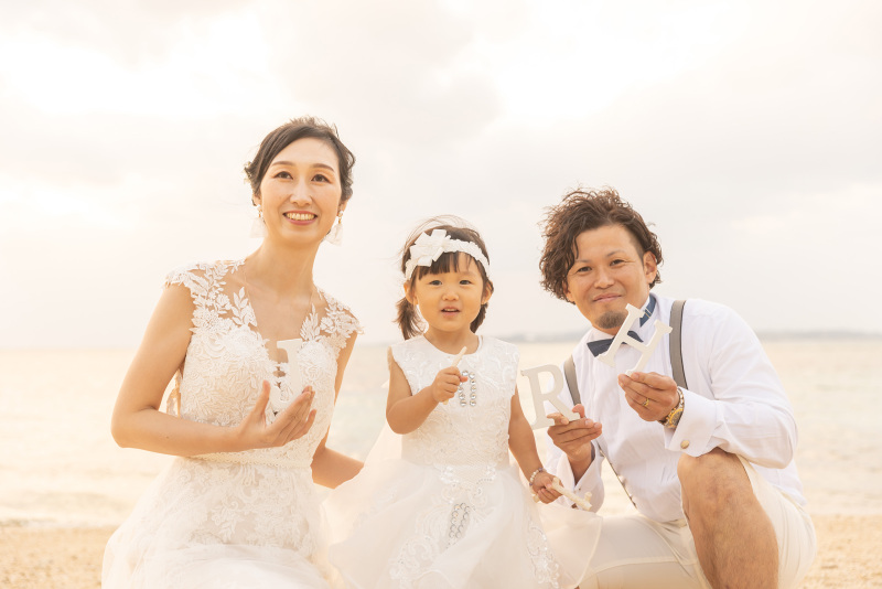 家族で楽しくフォトウェディング♪