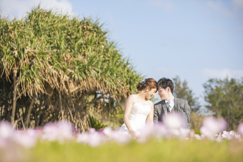 ピンクのお花に包まれて＊