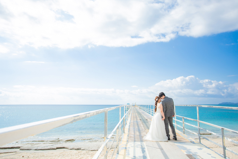 まずはシンボルの桟橋で