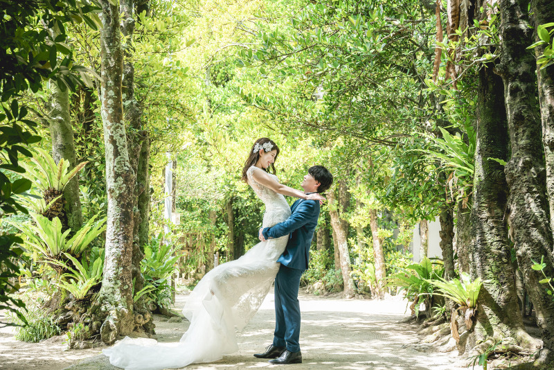 プレミアムプランで叶うこだわりぬいた沖縄満喫フォトウェディング*