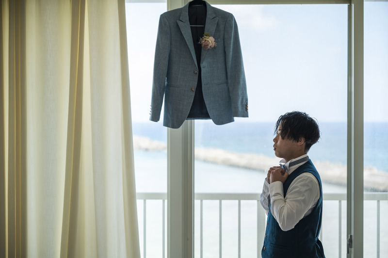 お支度シーン@新郎様☆