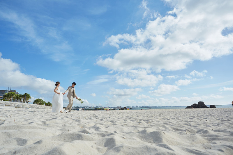 輝く海でフォトウエディング＊