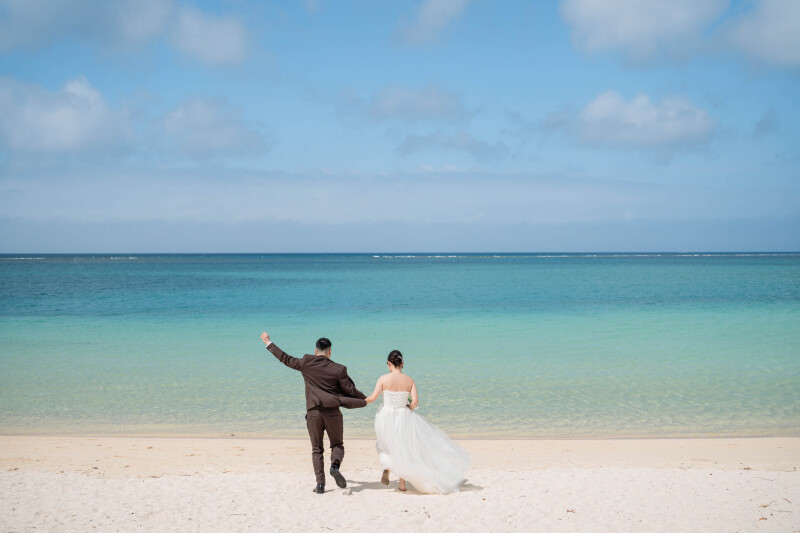 ビーチへ移動！