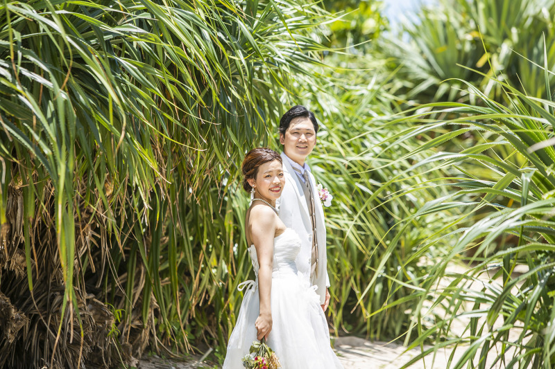 南国溢れるグリーンに囲まれて..*