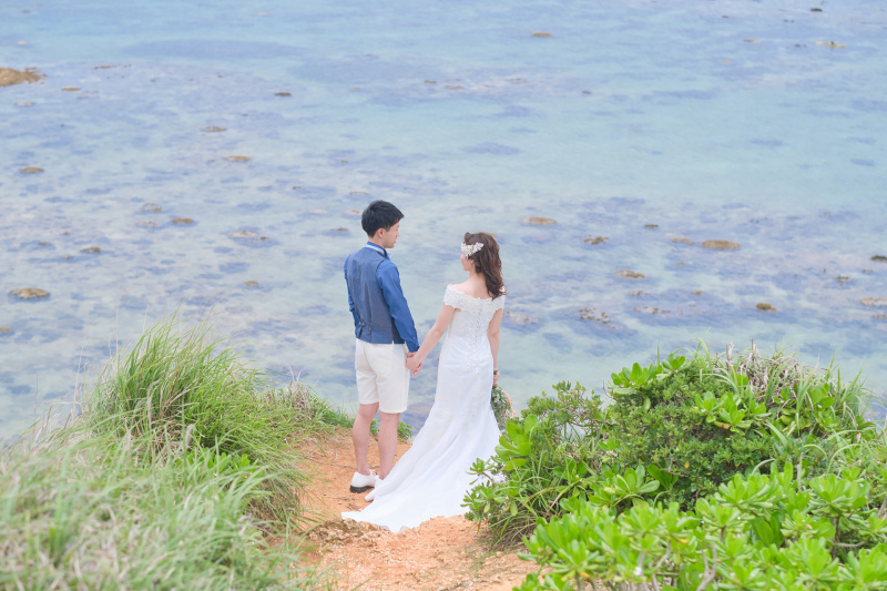 ザネー浜の有名スポット★崖★