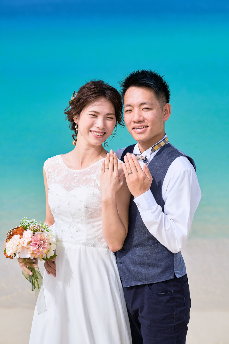 リングもバッチリ残しましょう♪