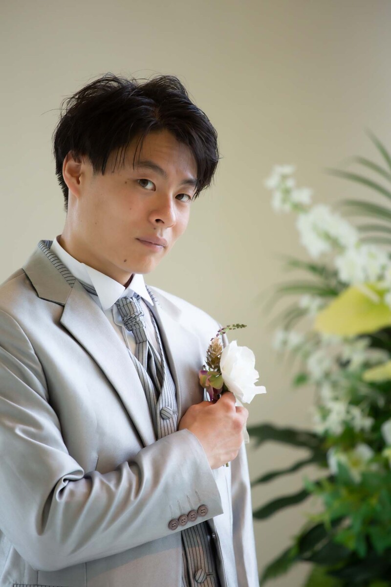 新郎様のソロショット☆