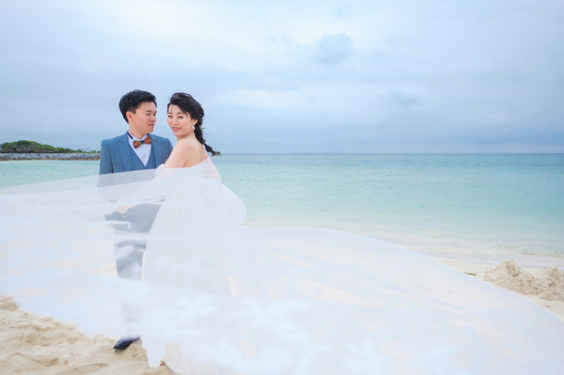 ベールを使ったフォト◎