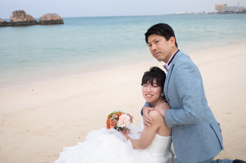 後ろからハグ♡