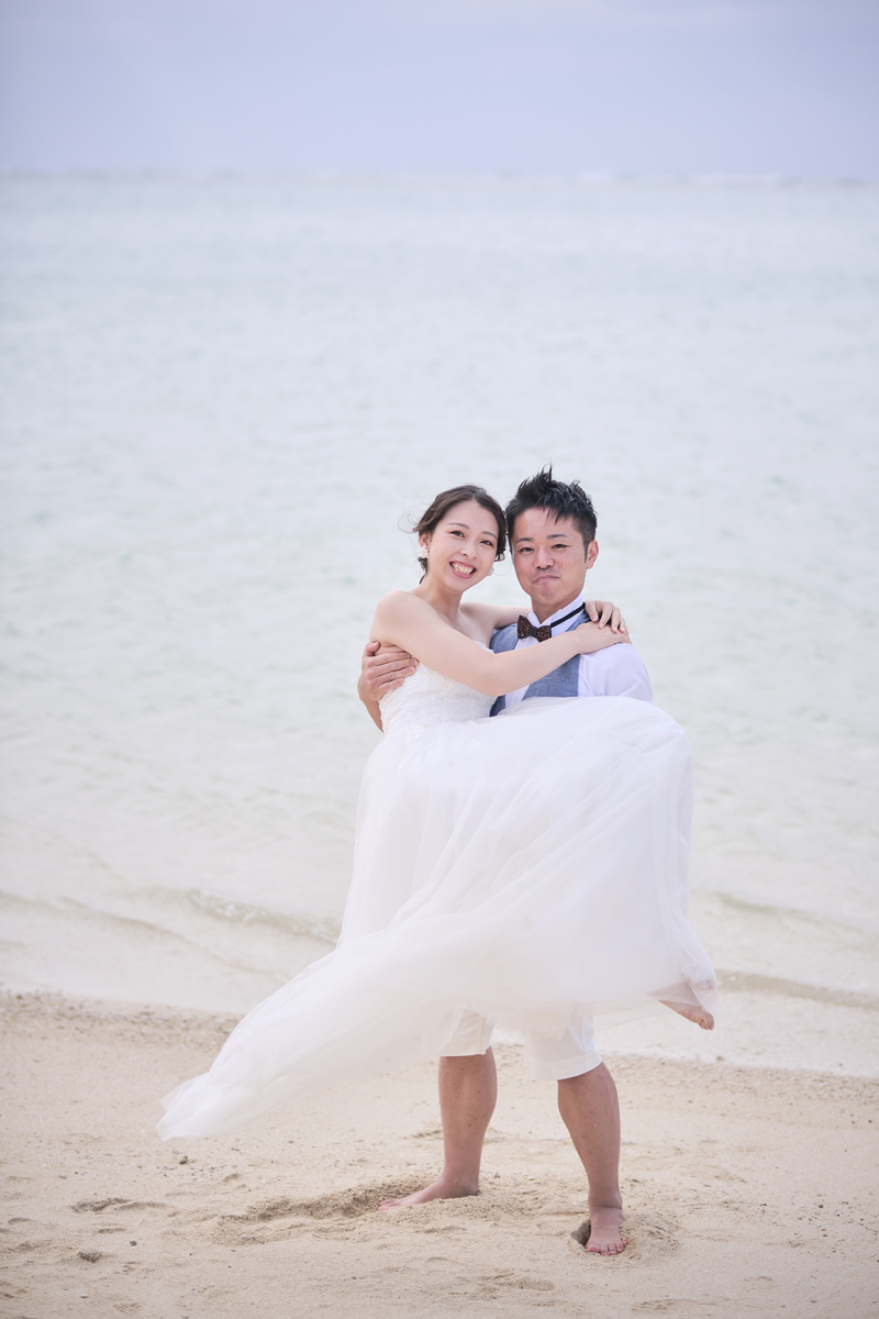 最後はお姫様抱っこで