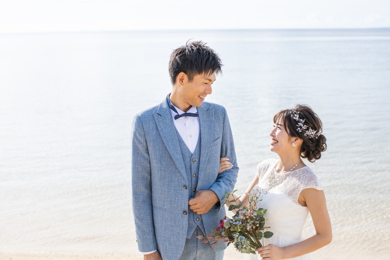 見つめ合うと...