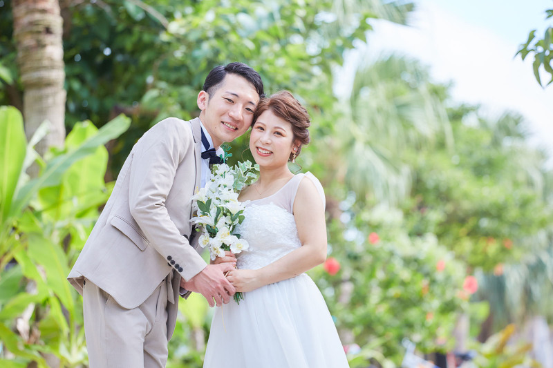 沖縄の緑の中で＊