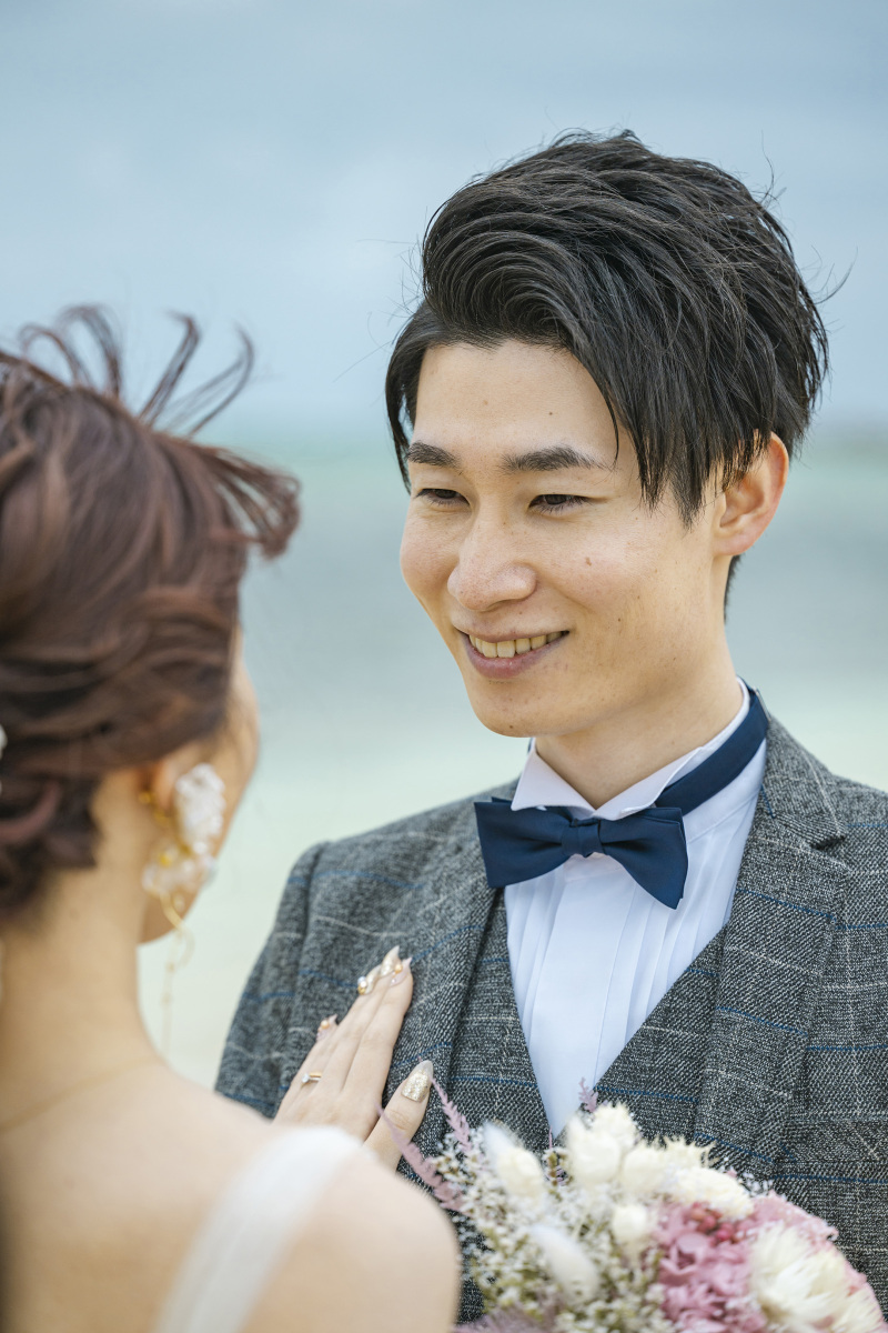 新郎様の素敵な笑顔!