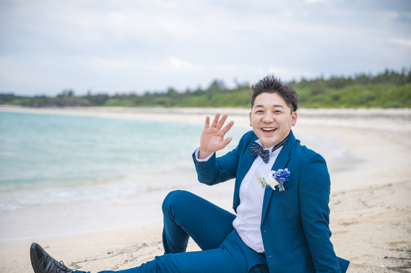 新郎様ソロショット＊