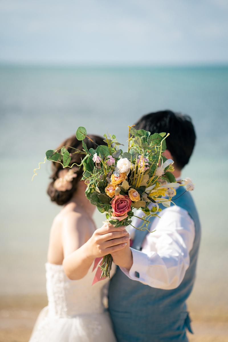 素敵なブーケもお写真に