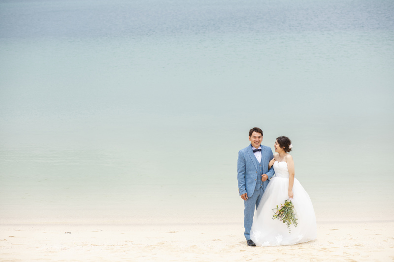 ふたりのカットもラブラブに♡”