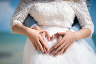 初めての家族写真＊