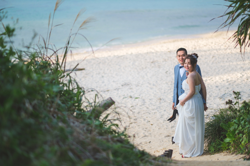 雰囲気のあるビーチで撮影START!!