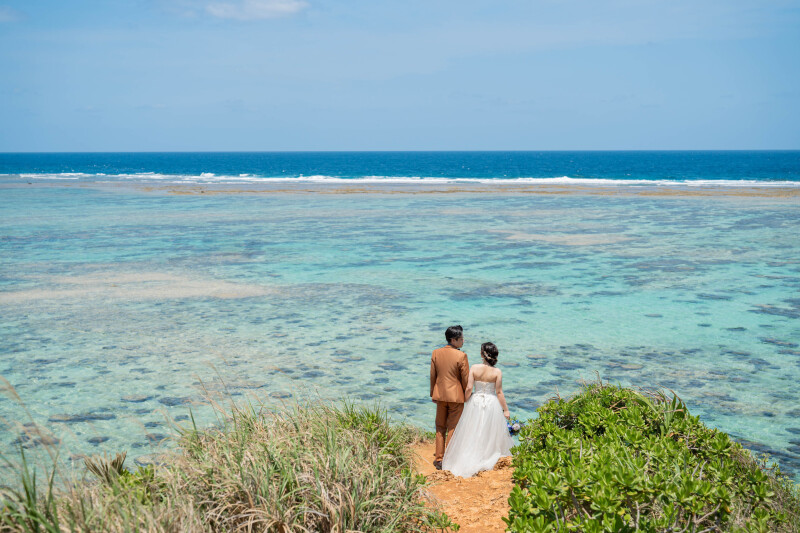 沖縄の海を感じて**