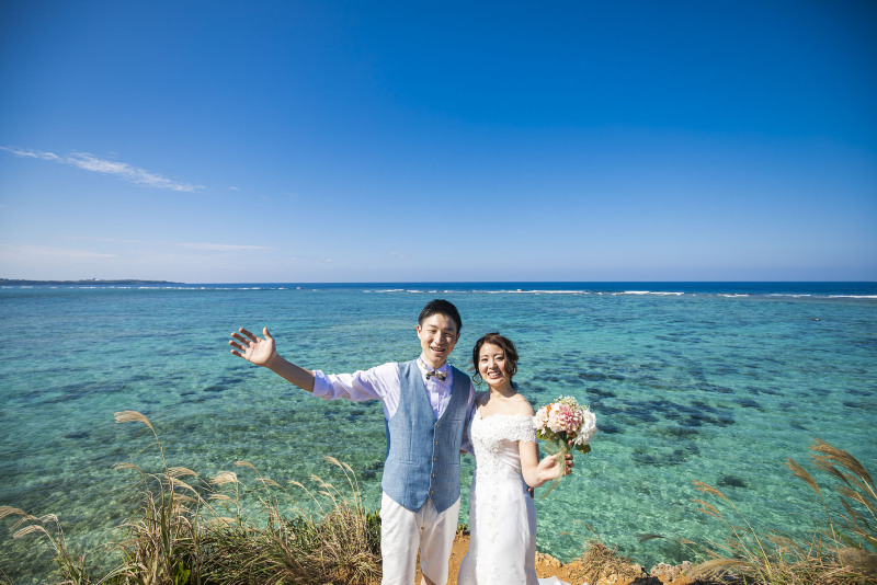 透き通る海と**