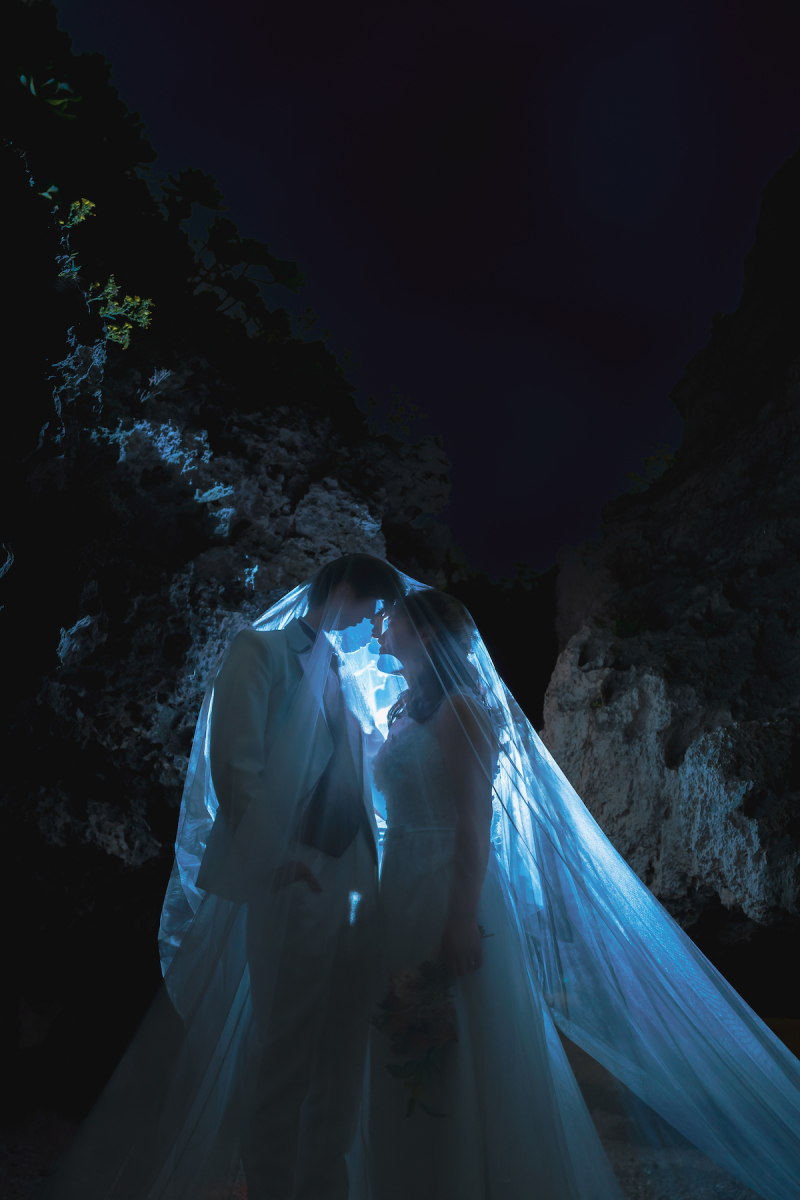 ベールと光に包まれて(^.^)