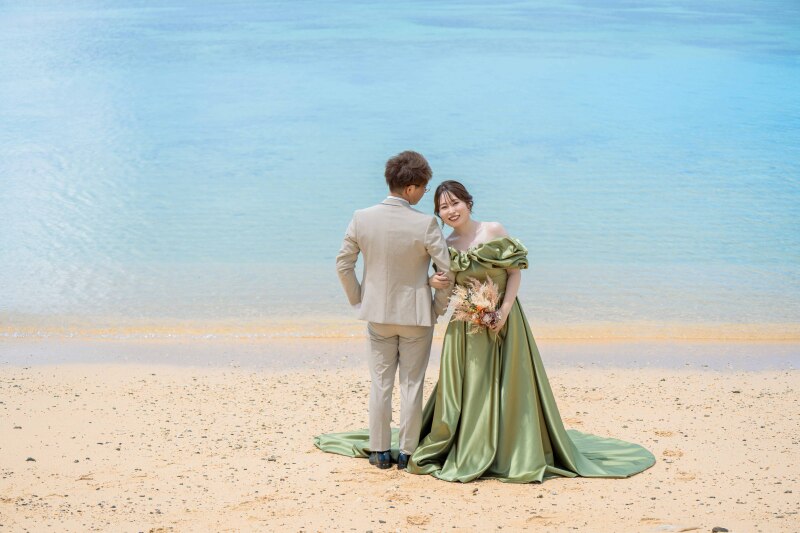 次はビーチ撮影です