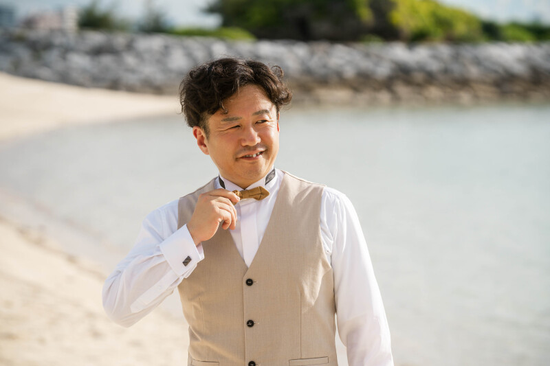 新郎様ソロショット◆