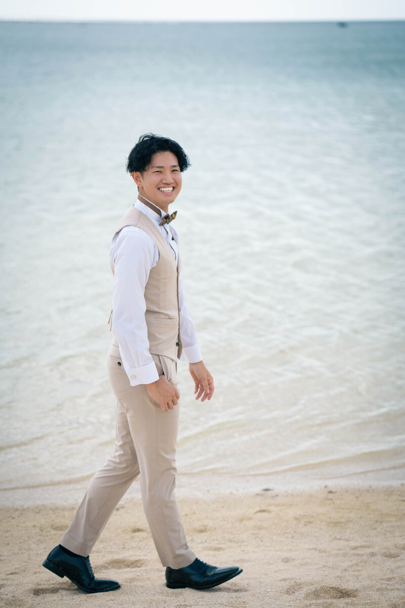 新郎様ソロショット＊