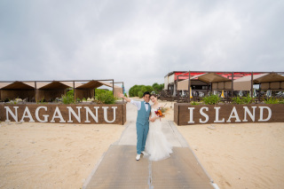 無人島でのフォトウェディング＊*